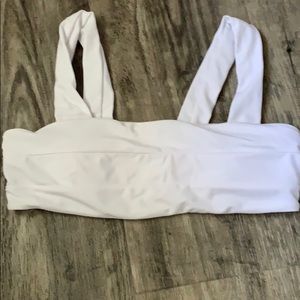 White bikini top